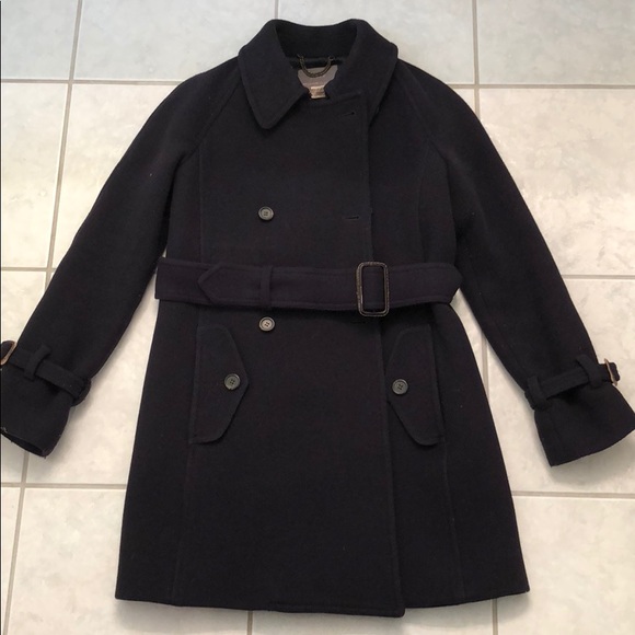 Jcrew navy pea coat